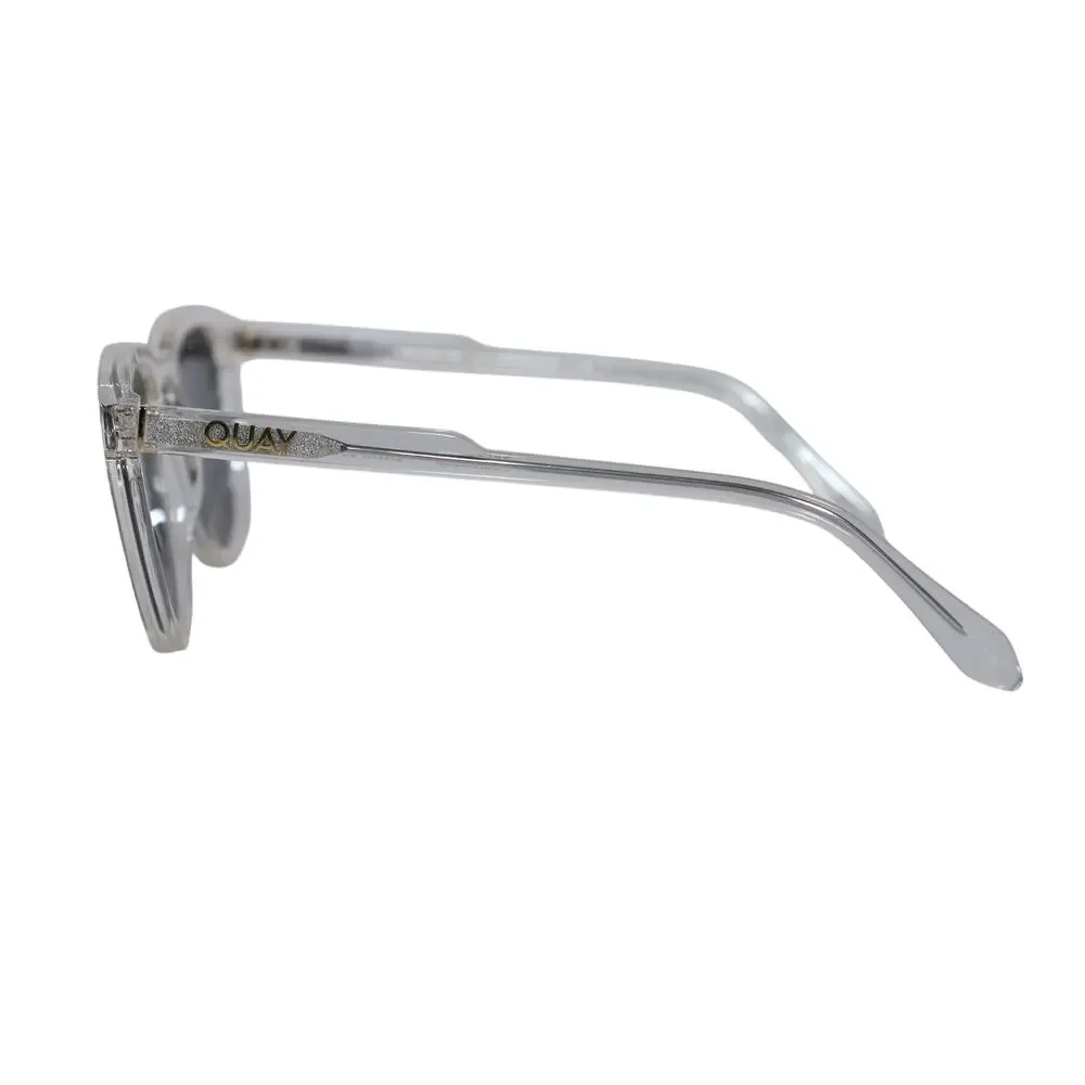 Quay Australia JACKPOT Round Sunglasses - Clear / Smoke - NWT - Picture 4 of 10